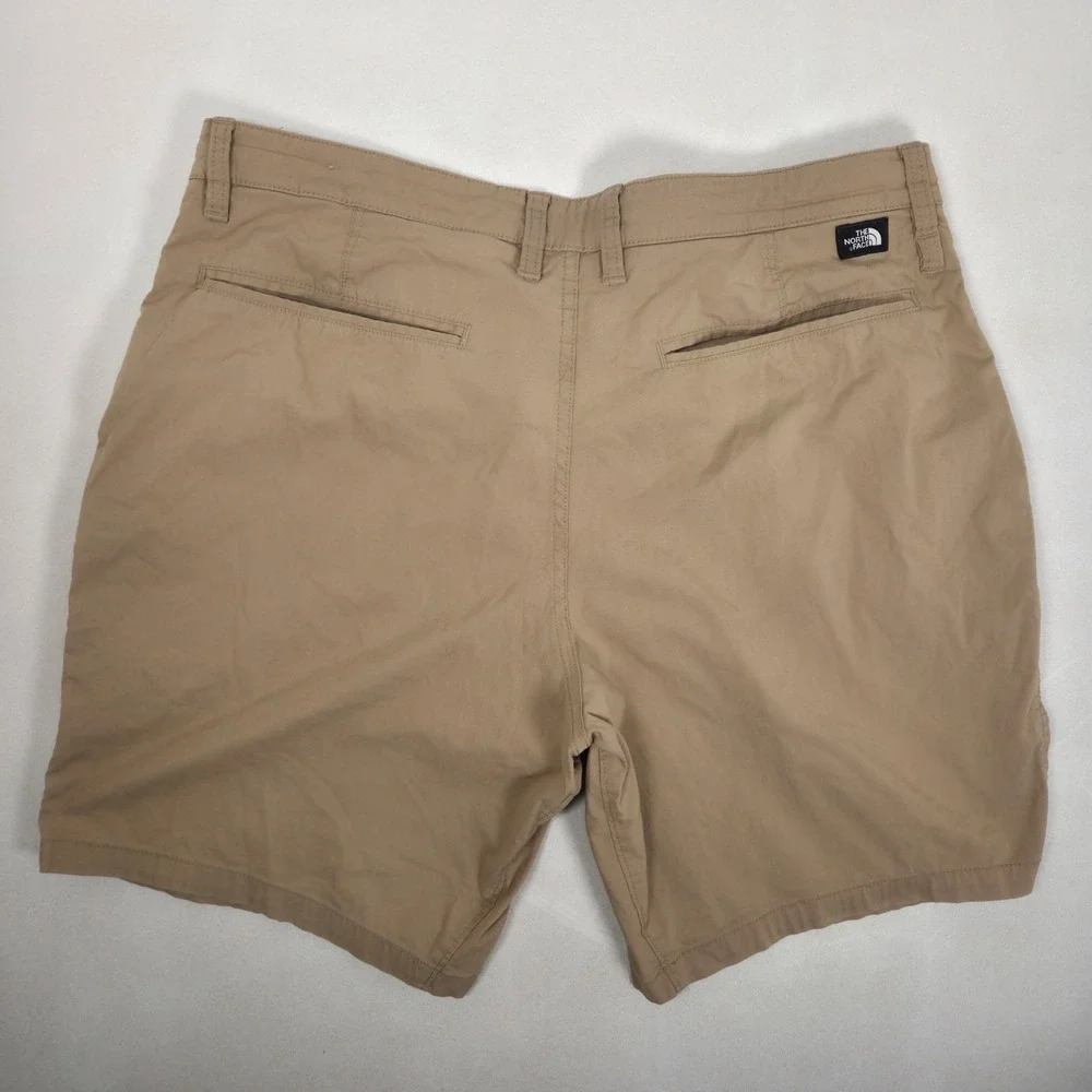 The North Face Cargo Shorts Mens 34 Tan Hiking Utility Performance Outdoor 35×9